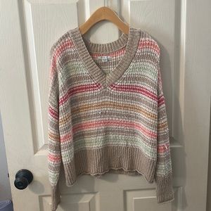 American Eagle Cropped Candy Sweater